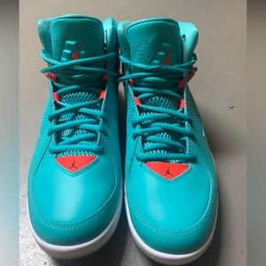 Teal/coral Jordan flights